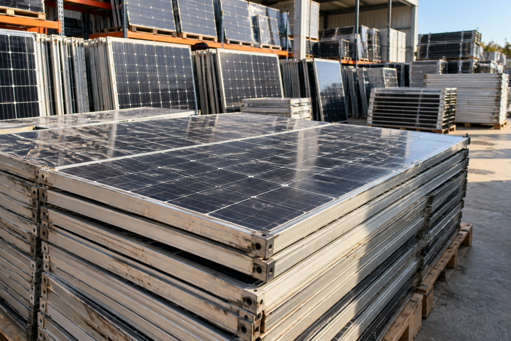 placas solares de segunda mano y su procedencia